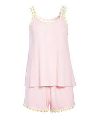 Pj Couture Pink Yellow Daisy Tank Shorts Women Zulily