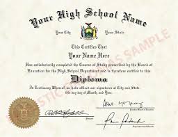 novelty fake high diploma