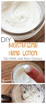 diy moisturizing hand lotion no melt