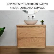 900 Wall Hung American Oak