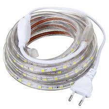72w 4000lm 7000k 300 Smd 5050 Led White Light Strip Transparent 220v Eu Plug 500cm Buy At The Price Of 24 44 In Dx Com Imall Com