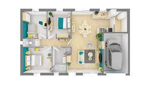 focus 80 plan maison low cost 3 chambres
