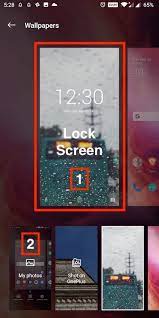 how to change lock screen wallpaper on