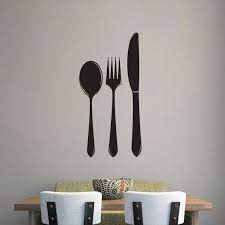 Spoon Fork Knife Wall Decal Decorative