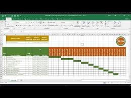 1 Tech 005 Create A Quick And Simple Time Line Gantt