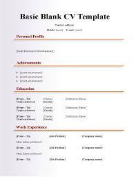 Printable resume forms awesome fill in blank resume free. Basic Blank Resume Template For Fresher Free Print Printable Form Job Hudsonradc