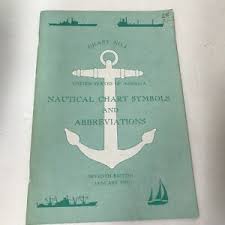 Details About Nautical Chart Symbols Abbreviations Chart No 1 January 1979 7th Edition