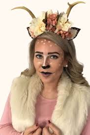 deer makeup for halloween diy antler