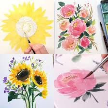 20 Best Watercolor Flowers Tutorials