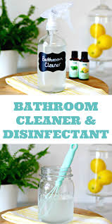 diy bathroom cleaner disinectant spray