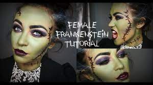 female frankenstein halloween tutorial