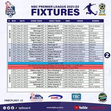 nbc premier league 2021 2022 fixtures