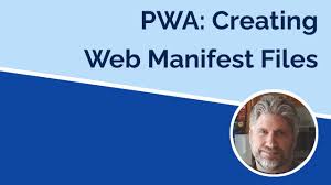 build a real pwa web manifest file
