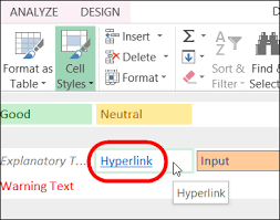 create fake hyperlinks in excel pivot