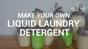 diy liquid laundry detergent you