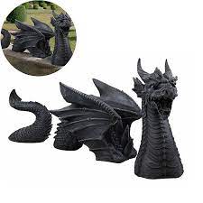 Flying Dragon Statue With Wing Garden