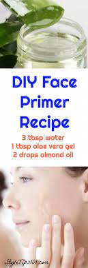 Sep 06, 2019 · basically, wearing primer without makeup can still give you skincare benefits, and this is why face primer is magical. Diy Face Primer Recipes For All Skin Types