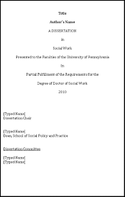 Apa Dissertation Proposal Cover Page Coursework Sample