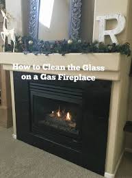 Gas Fireplace Cleaning Glass