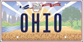 new ohio license plate with wright