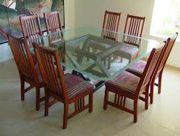 Glass Topped Dining Tables Photos