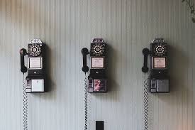 Hd Wallpaper Three Rotary Telephones