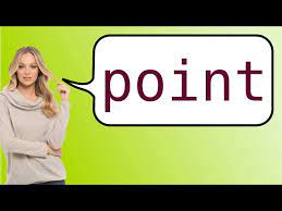 how to say point in french you