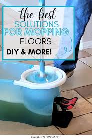 solution for mopping a floor