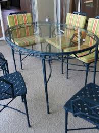 Find great, low priced dining room sets at big lots. 9 Pc Brown Jordan Calcutta Patio Set Dining Table Arm Chairs End Tables Bamboo At 1stdibs