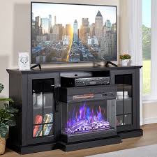 Uko 3 Sided Glass Fireplace Tv