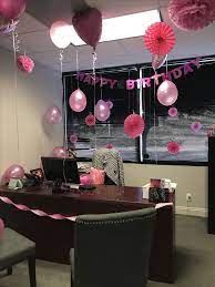 office birthday decorations office