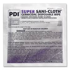 germicidal disposable wipes