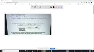 Balancing Chemical Equations Simulation