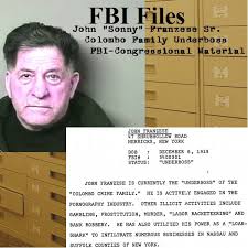 The colombo crime family is the youngest of the five families that dominates organized crime. John Sonny Franzese Sr Colombo Family Underboss Fbi Paperlessarchives Com