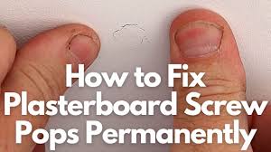 fix plasterboard drywall pops