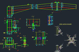 steel beam and column cad files dwg