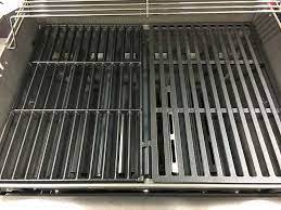 cast iron cooking grates which side is
