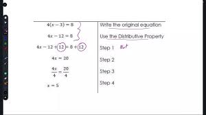 Original Equation 4x