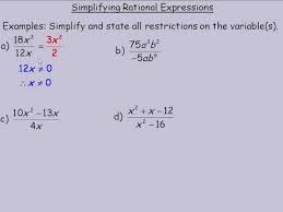 Simplifying Rational Expressions Part 1