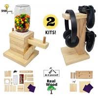 Play with your food using these fun and crazy edible diy candy kits. Sparkjump Kids Diy Wood Building Kit 2 Activities Included Candy Dispenser And Headphone Gaming Stand Real Kits For Children To Build Crafts Adults Family Educational Toys Planet