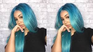 Hair recolor, sims 4, star's sugary pixels. How I Dyed My Hair Sky Blue Lakihair Youtube