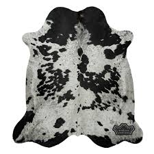 cowhide rugs natural chromatic black