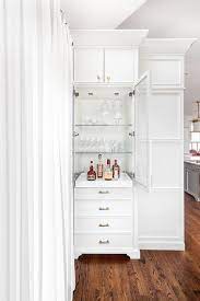Tall Cabinet With Pull Out Bar Tray