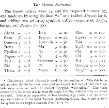 Key Chart Forthe Greek Alphabet