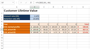 Customer Lifetime Value Excel Kitchenette