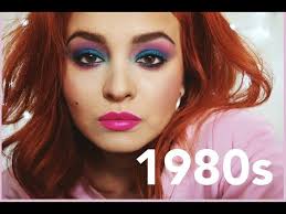 1980 s glam makeup tutorial bright