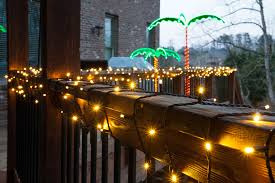 wrap railings in lights traditional