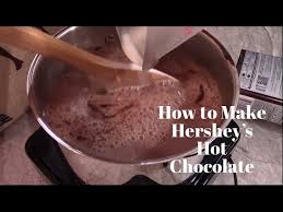 hershey s hot cocoa how to make you
