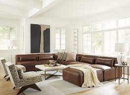 Tweed Max 7pc Sectional In Natural Walnut