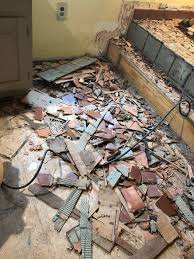 diy how to remove tile floor fast